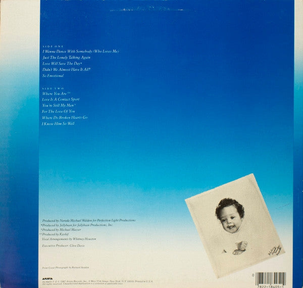 LP Whitney Houston – Whitney