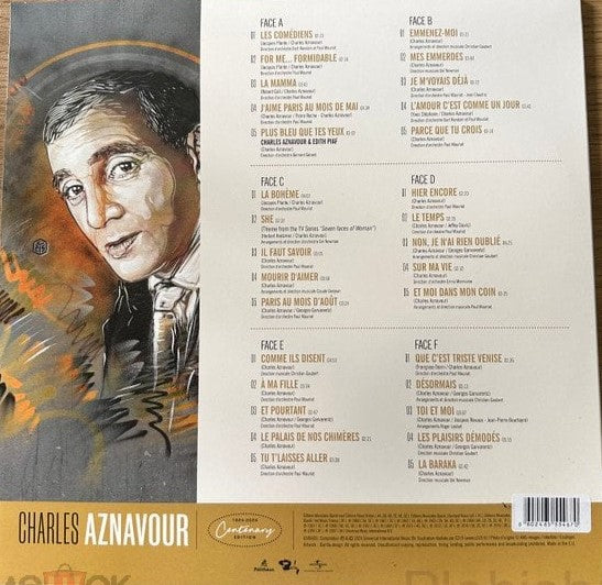 LPX3 Charles Aznavour - Best Of: Centenary Edition (Vinyl) (UK IMPORT)