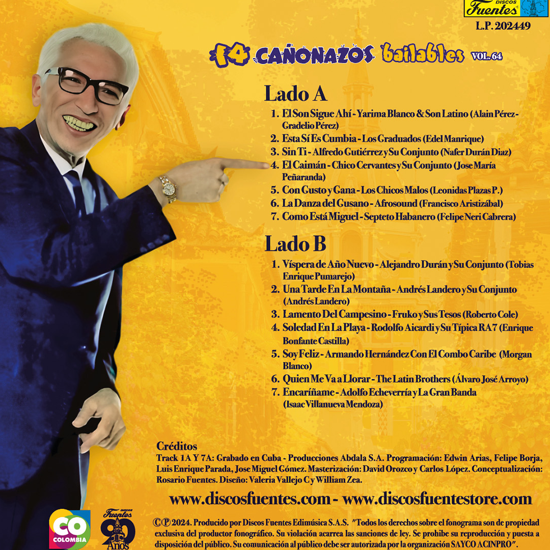 LP 14 Cañonazos Bailables Vol 64