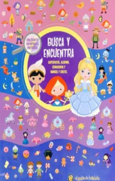 Libro Busca y Encuentra Caperucita Aladino Cenicienta y Hansel y Gretel