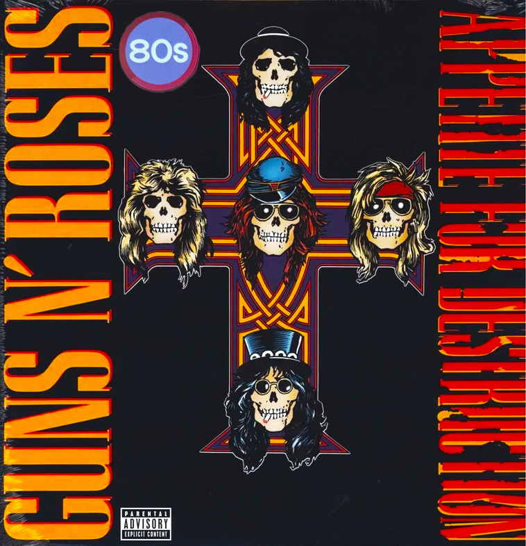 LP Guns N' Roses – Appetite For Destruction