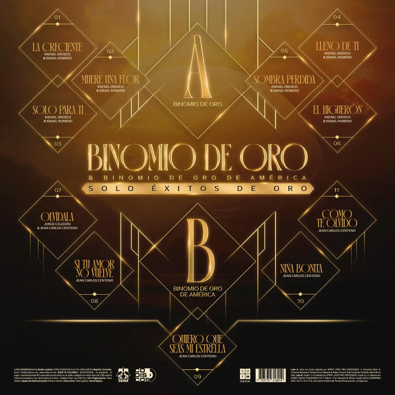 LP Binomio de Oro & Binomio de Oro de América - Solo Éxitos de Oro