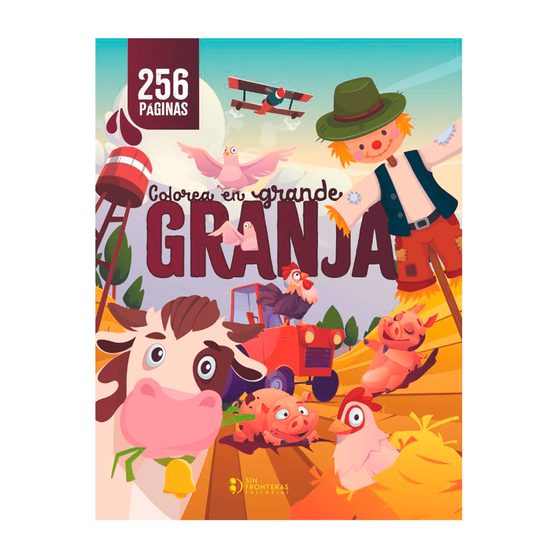 Libro Colorea en grande: Granja