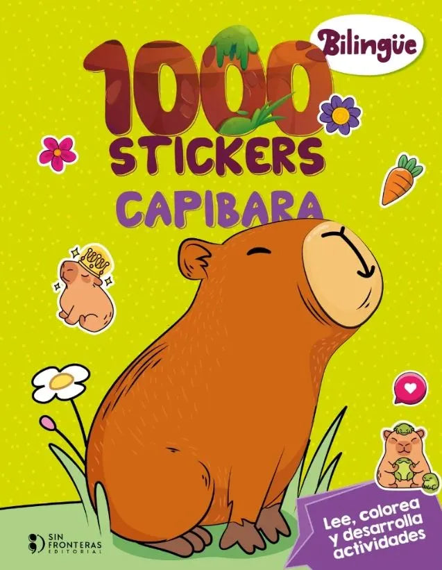Libro 1.000 Stickers Capibara