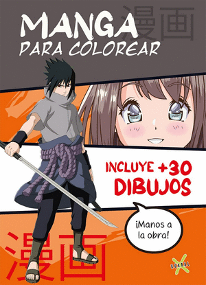 Libro Manga Para Colorear