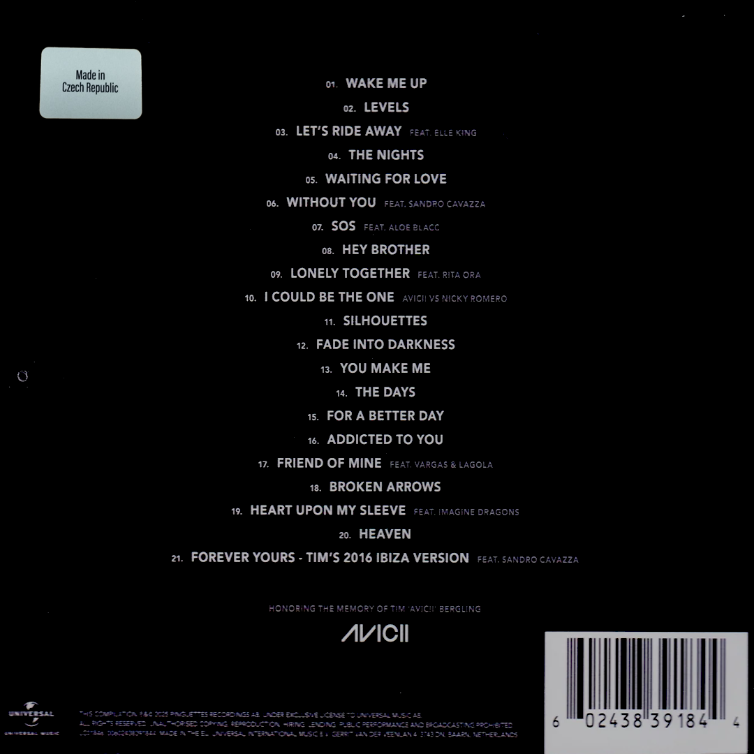 CD Avicii – Avicii Forever