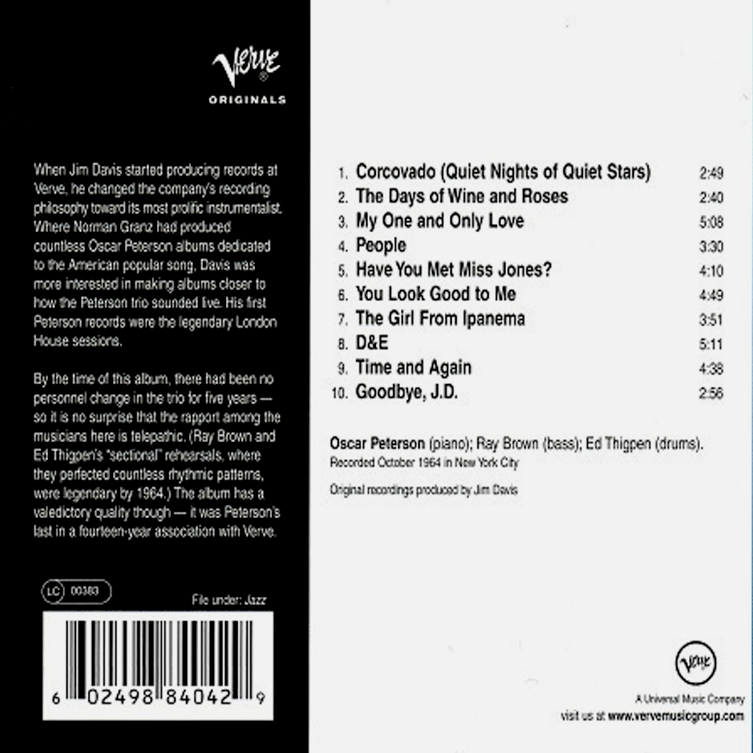 CD The Oscar Peterson Trio – We Get Requests