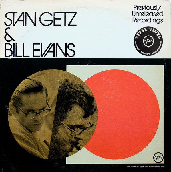 LP Stan Getz & Bill Evans ‎– Stan Getz & Bill Evans