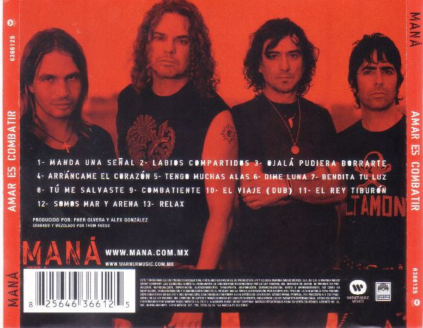 CD Maná – Amar Es Combatir