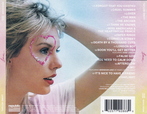 CD Taylor Swift ‎– Lover