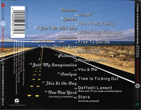 CD The Cranberries – Stars: The Best Of 1992-2002
