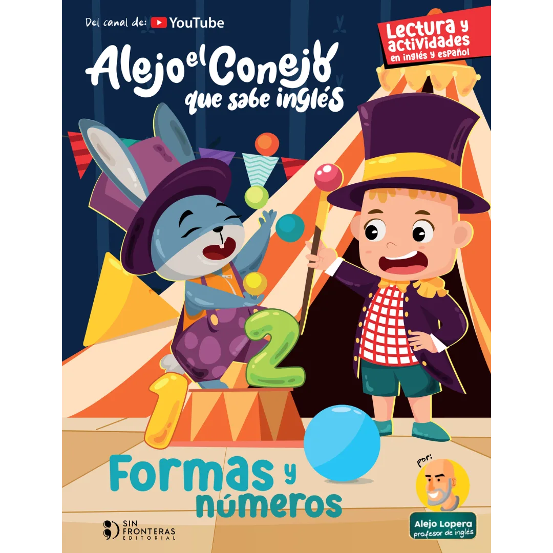 Libro Alejo el Conejo que sabe Inglés