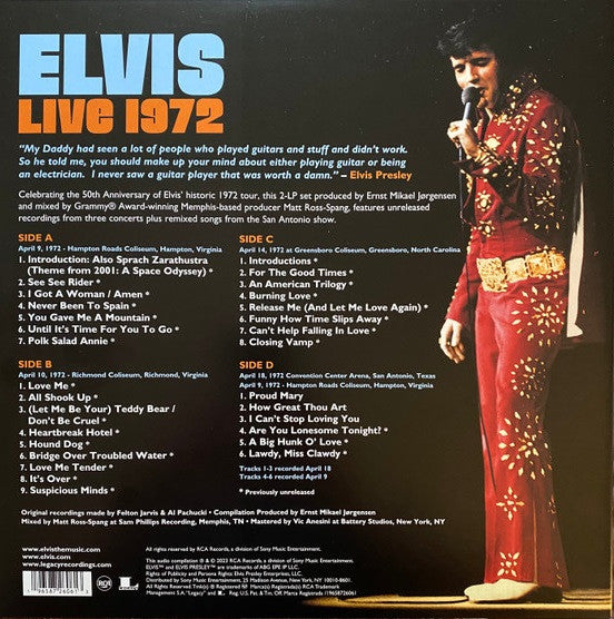 LPX2 Elvis Presley - Live 1972