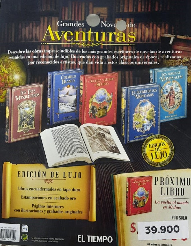 Libro Novelas de aventuras - Robinson Crusoe