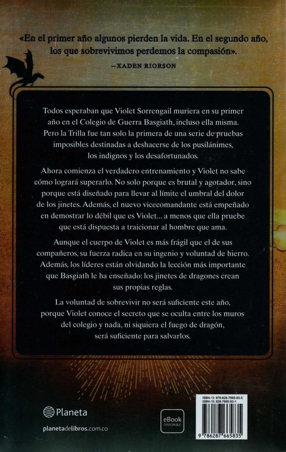 Libro Rebecca Yarros - Alas de hierro (Empíreo 2)