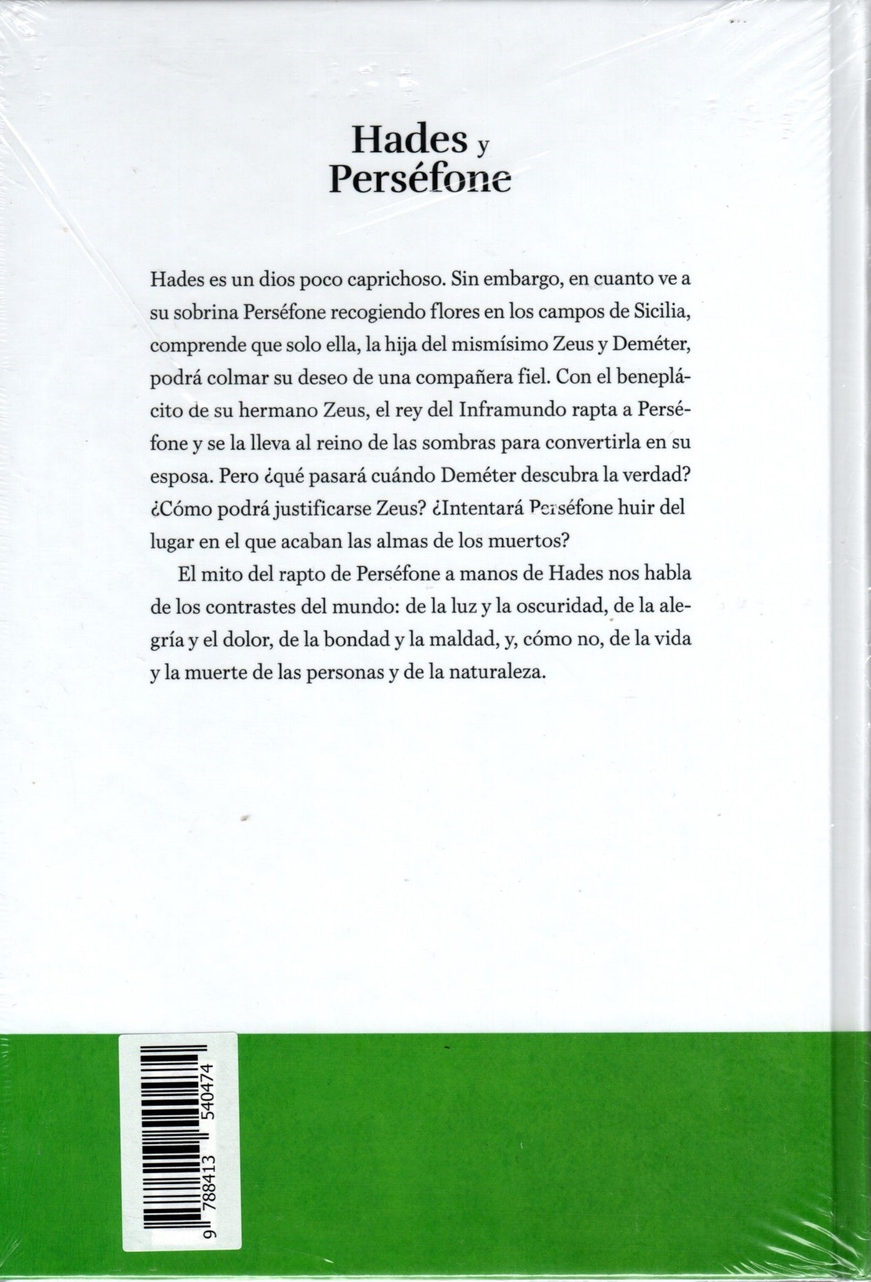 Libro colección mitología clasica - Hades y Perséfone Libro 30