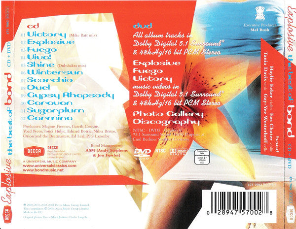 CD+ DVD – Explosive: The Best Of Bond