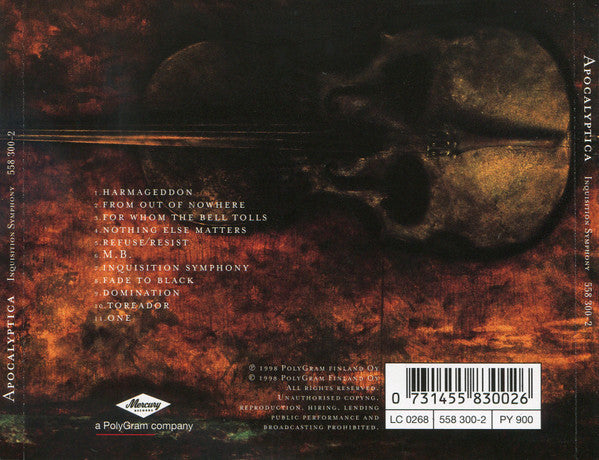 CD Apocalyptica – Inquisition Symphony