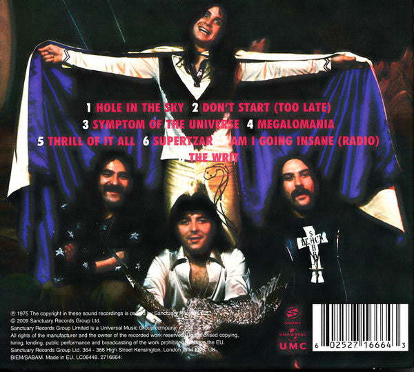 CD Black Sabbath – Sabotage