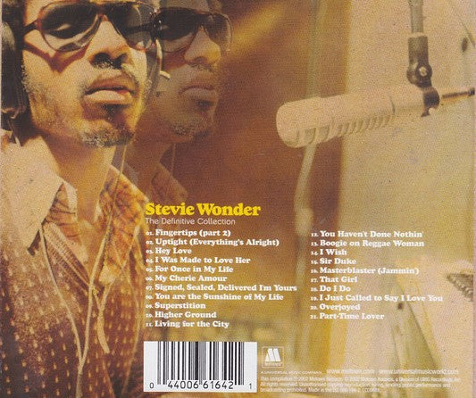 CD Stevie Wonder - The Definitive Collection