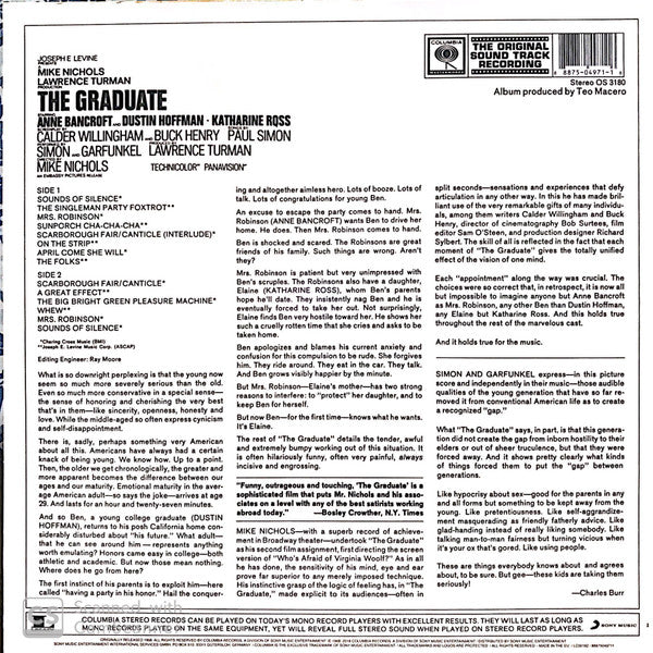 LP Simon & Garfunkel, Dave Grusin – The Graduate (Original Sound Track Recording)