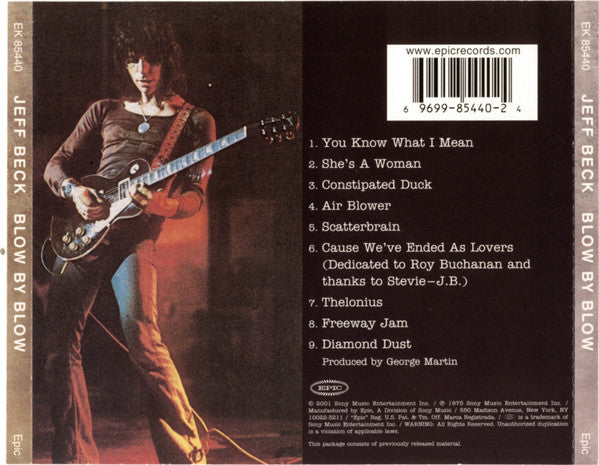 CD Jeff Beck – Blow By Blow