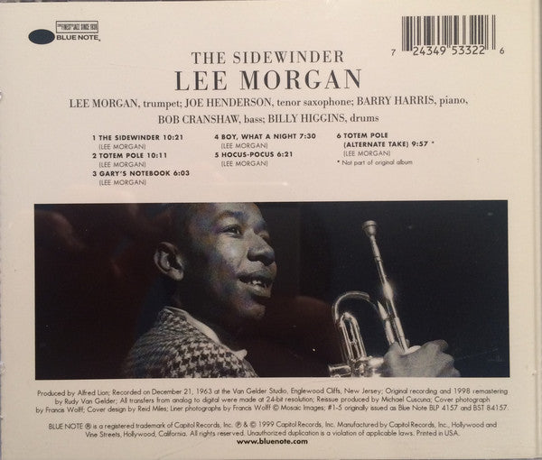 CD Lee Morgan – The Sidewinder