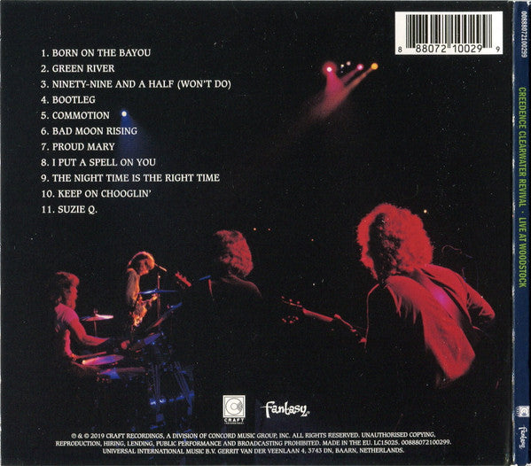 CD Creedence Clearwater Revival - Live At Woodstock