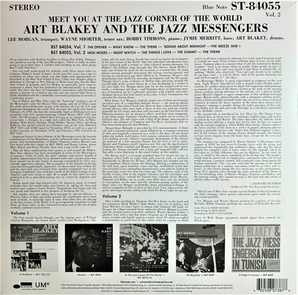 LP Art Blakey & The Jazz Messengers – Meet You At The Jazz Corner Of The World (Volume 2)