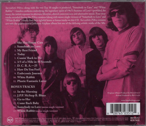 CD Jefferson Airplane – Surrealistic Pillow