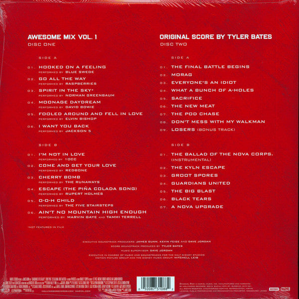 LP x2 Guardians Of The Galaxy - Marvel deluxe vinyl edition