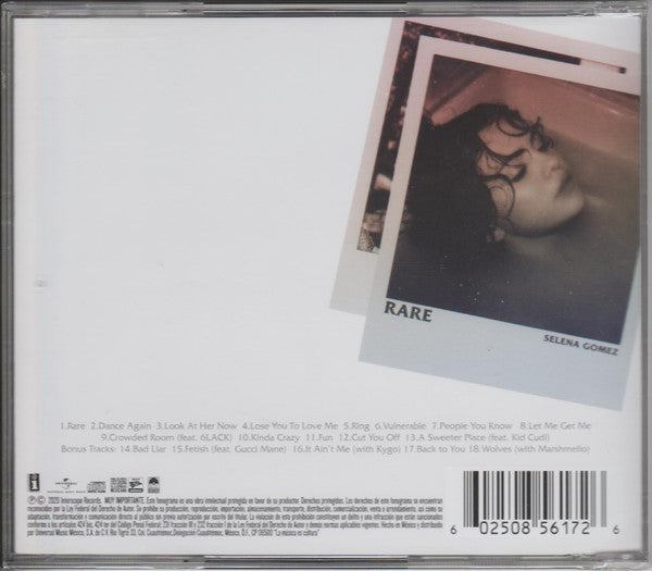 CD Selena Gomez - Rare Version Deluxe