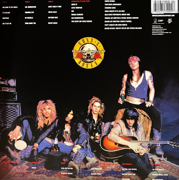 LP Guns N' Roses – Appetite For Destruction
