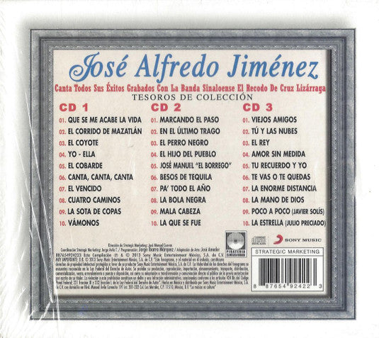 CD José Alfredo Jiménez - Tesoros De Colección