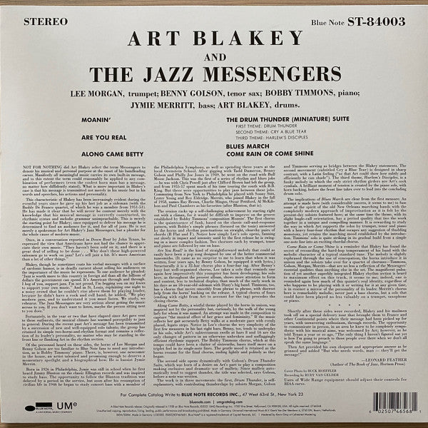 LP Art Blakey & The Jazz Messengers - Moanin'