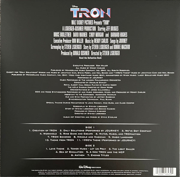 LP Wendy Carlos – Tron (Original Motion Picture Soundtrack)
