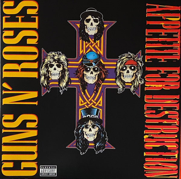 LP Guns N' Roses – Appetite For Destruction