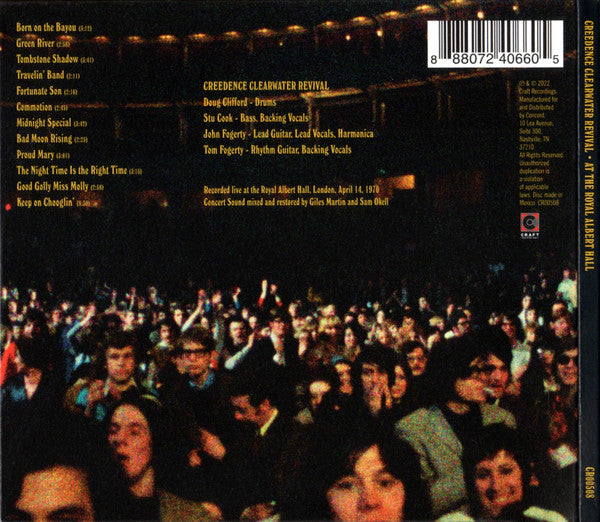 CD Creedence Clearwater Revival- At The Royal Albert Hall