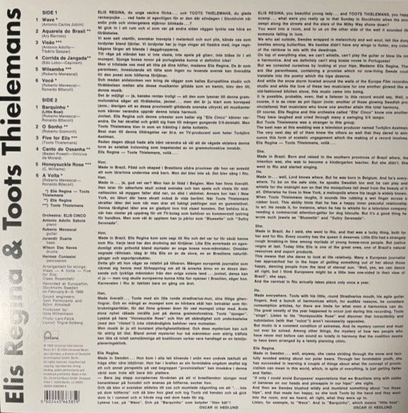 LP Elis Regina, Toots Thielemans - Elis & Toots
