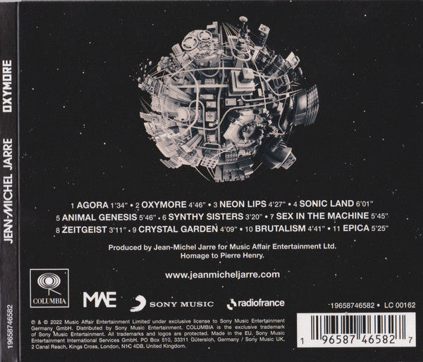 CD Jean-Michel Jarre – Oxymore