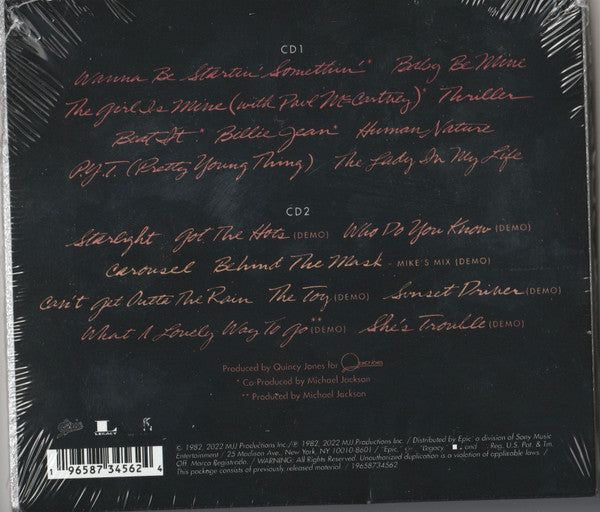 CDx2 Michael Jackson – Thriller 40