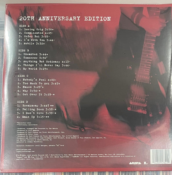 LP X2 Avril Lavigne – Let Go