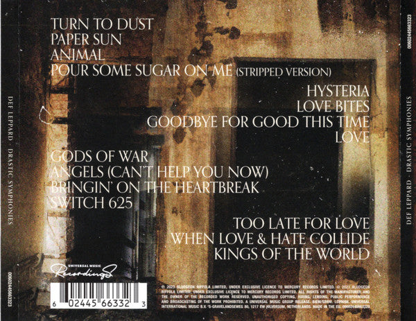 CD Def Leppard – Drastic Symphonies