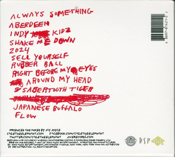 CD Cage The Elephant – Thank You Happy Birthday