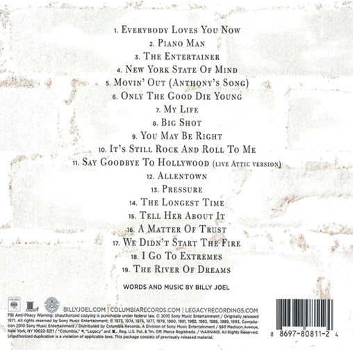 CD Billy Joel – The Hits