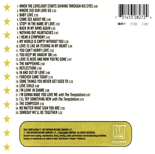 CD Diana Ross And The Supremes – The Ultimate Collection