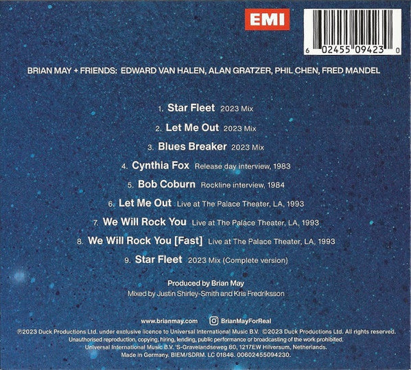 CD Brian May + Friends – Star Fleet Project + Beyond