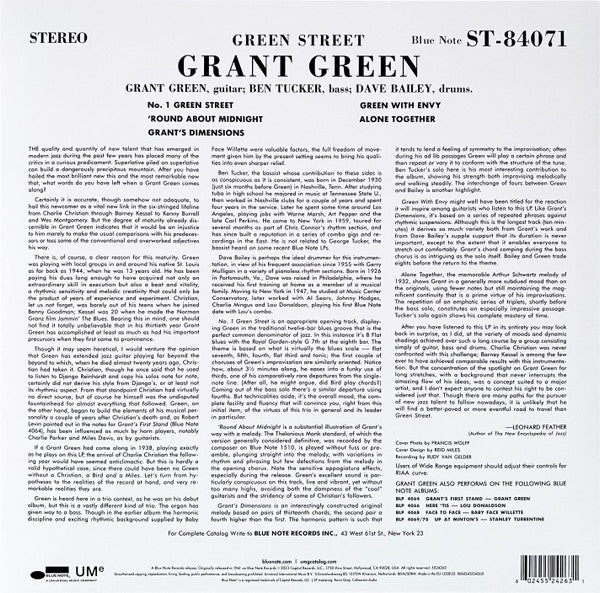 LP Grant Green – Green Street