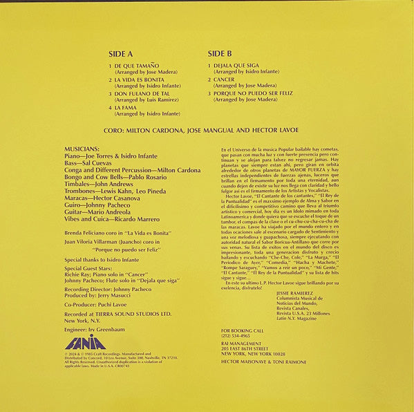 LP Hector Lavoe – Reventó