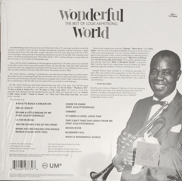 LP Louis Armstrong – Wonderful World The Best of Louis Armstrong